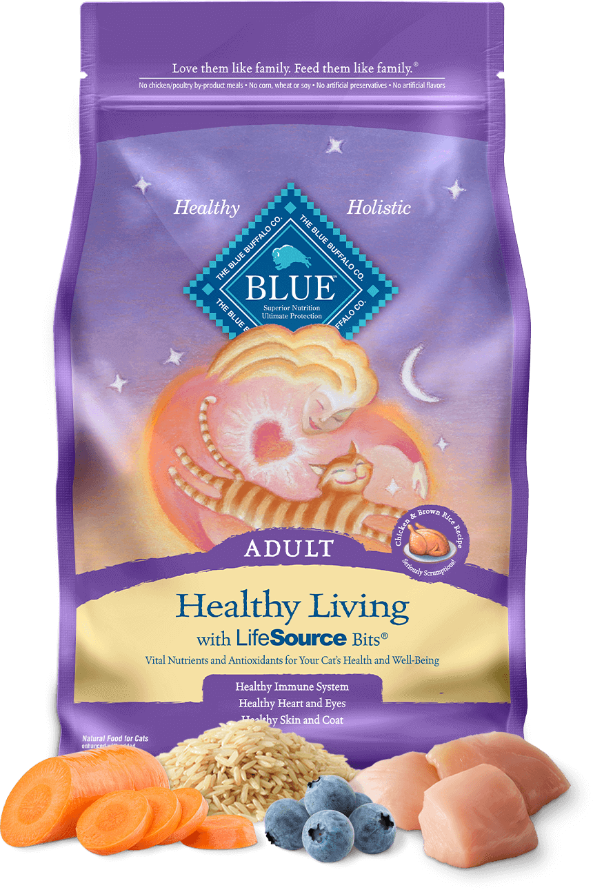 BLUE Buffalo Healthy Living Chicken And Brown Rice Recipe (Dry)